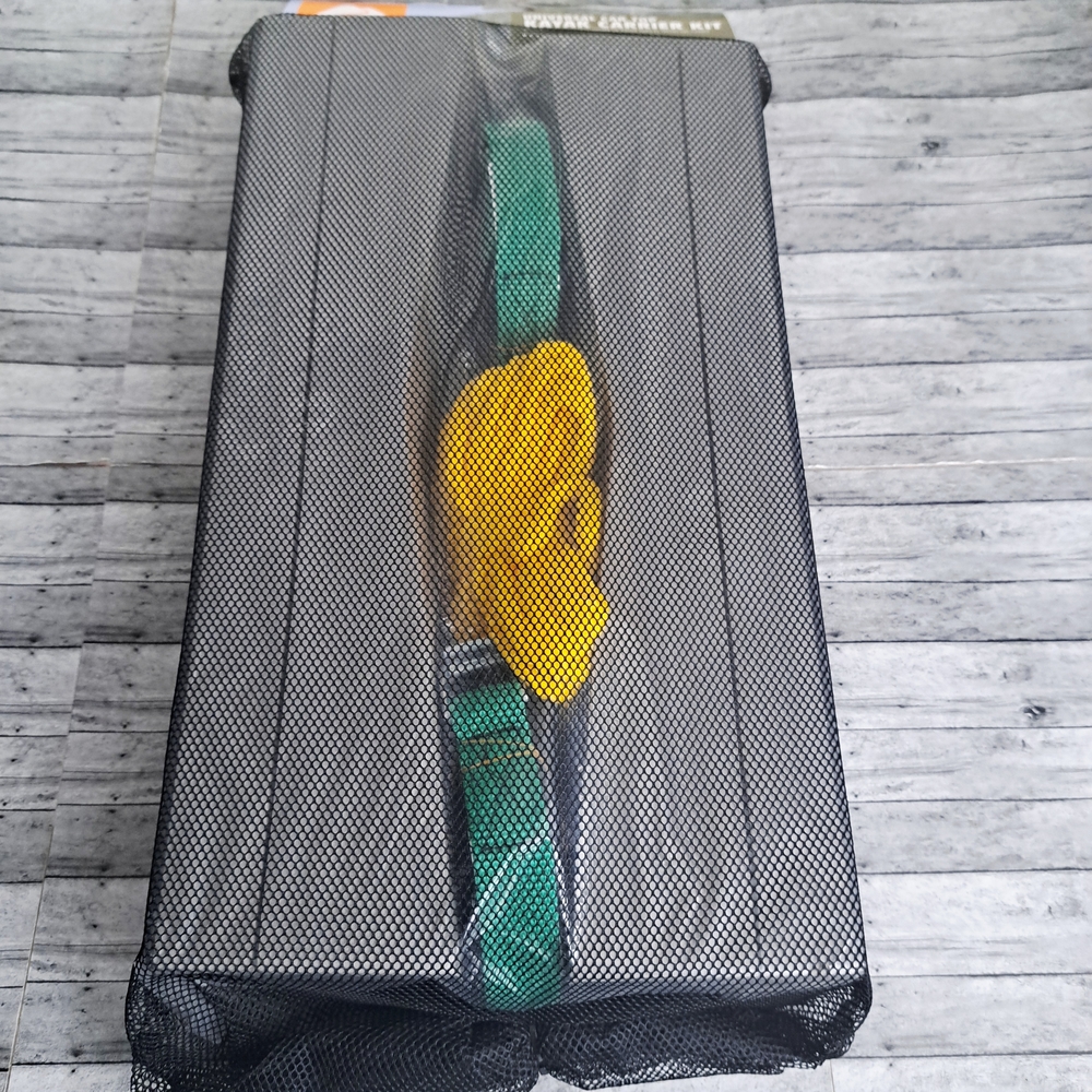 Ozark Trail Universal Car Top Kayak Carrier Kit Yellow and Green